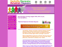 Tablet Screenshot of parkvilledaycare.org